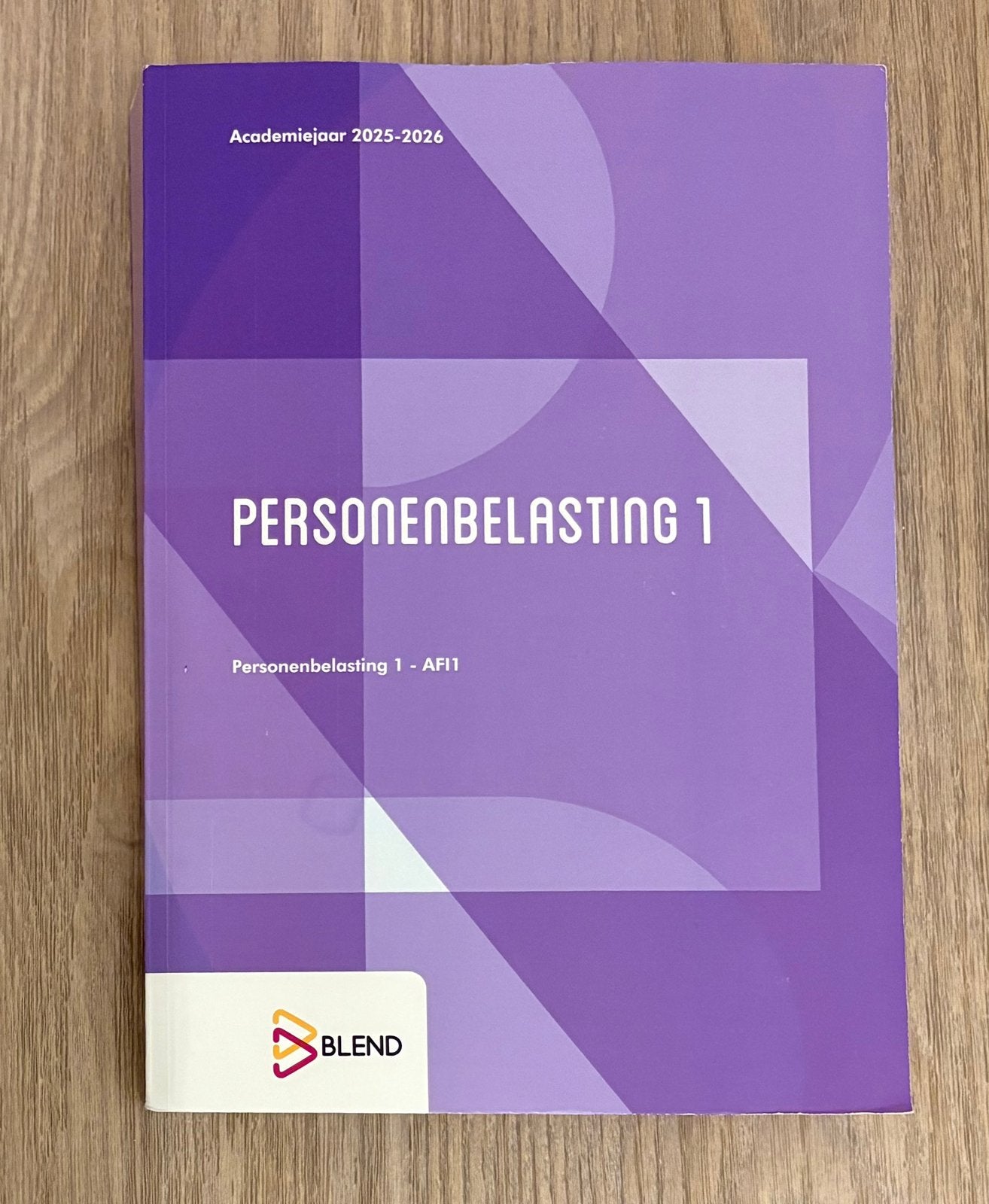 Personenbelasting 1 - AFI 1 (KdG), Ophalen, Zo goed als nieuw