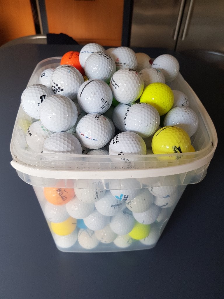 golfballen, Ophalen, Gebruikt