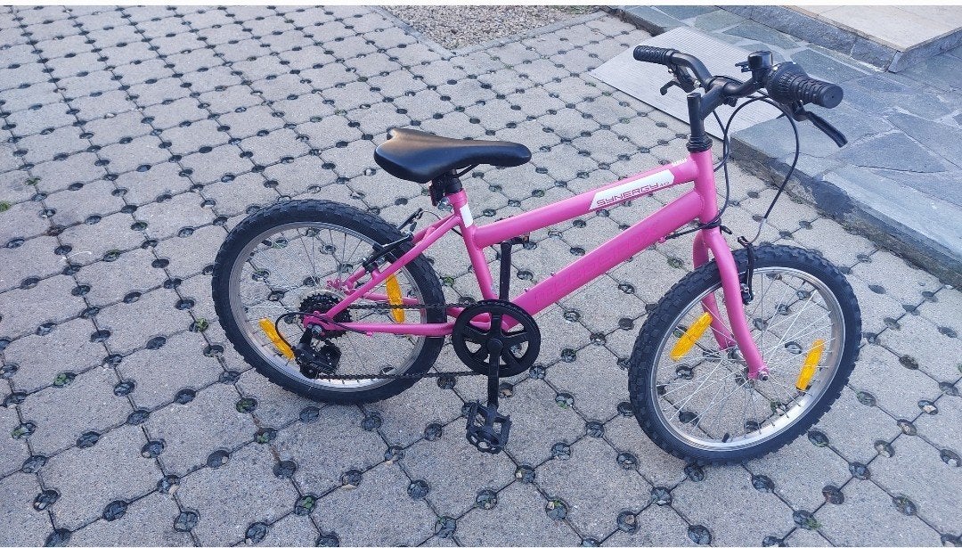 meisjes fiets, Fietsen en Brommers, Fietsen | Kinderfietsjes, Ophalen, Zo goed als nieuw, 16 tot 20 inch