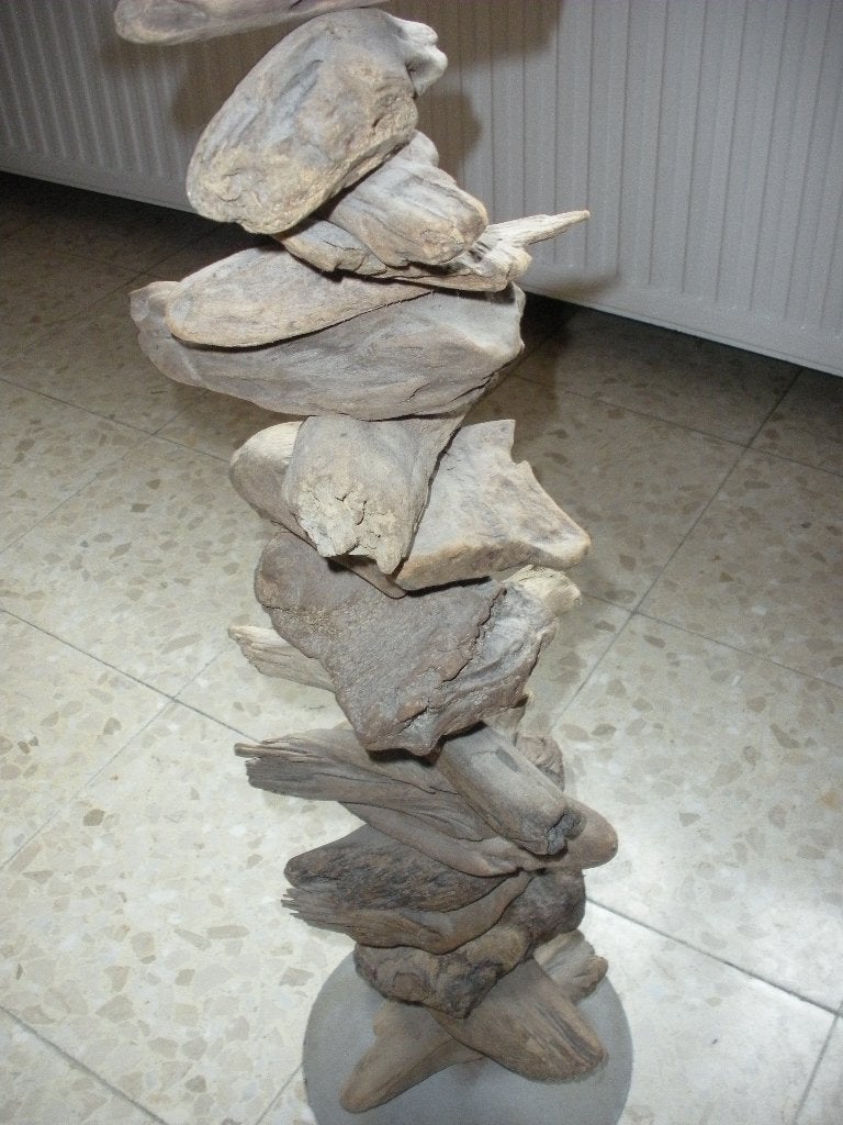 Chandelier sur pied en métal., Maison & Meubles, 90 cm, Comme neuf, Brun, Enlèvement