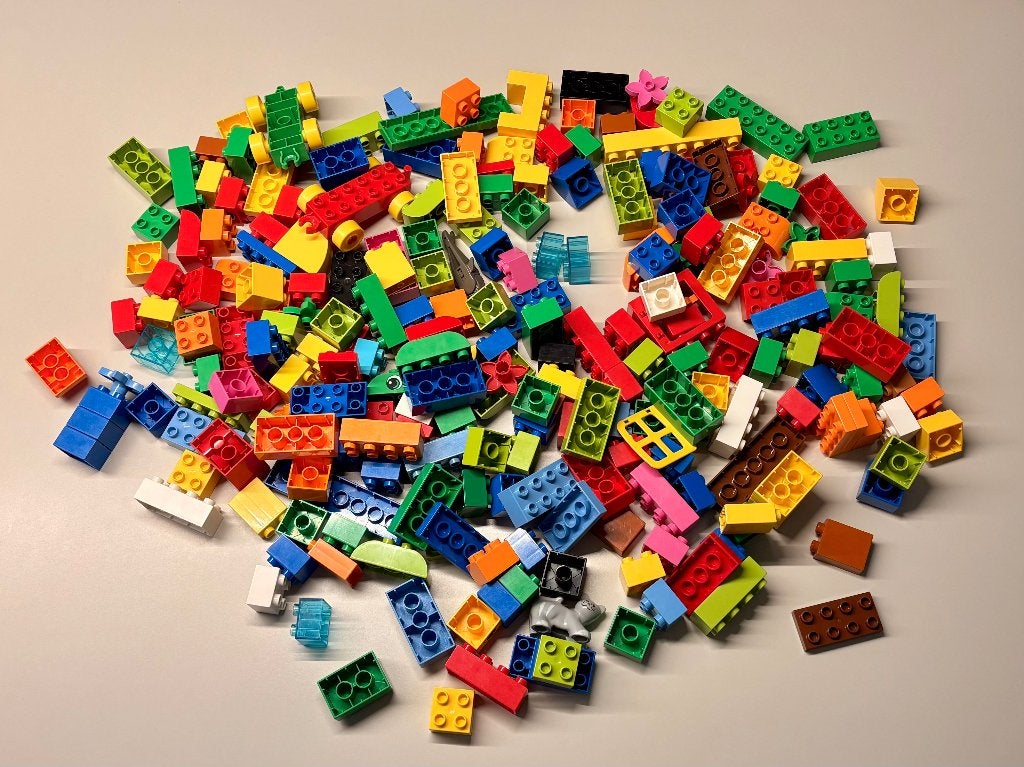 Lego Duplo mix 240st, Ophalen, Gebruikt, Duplo, Losse stenen