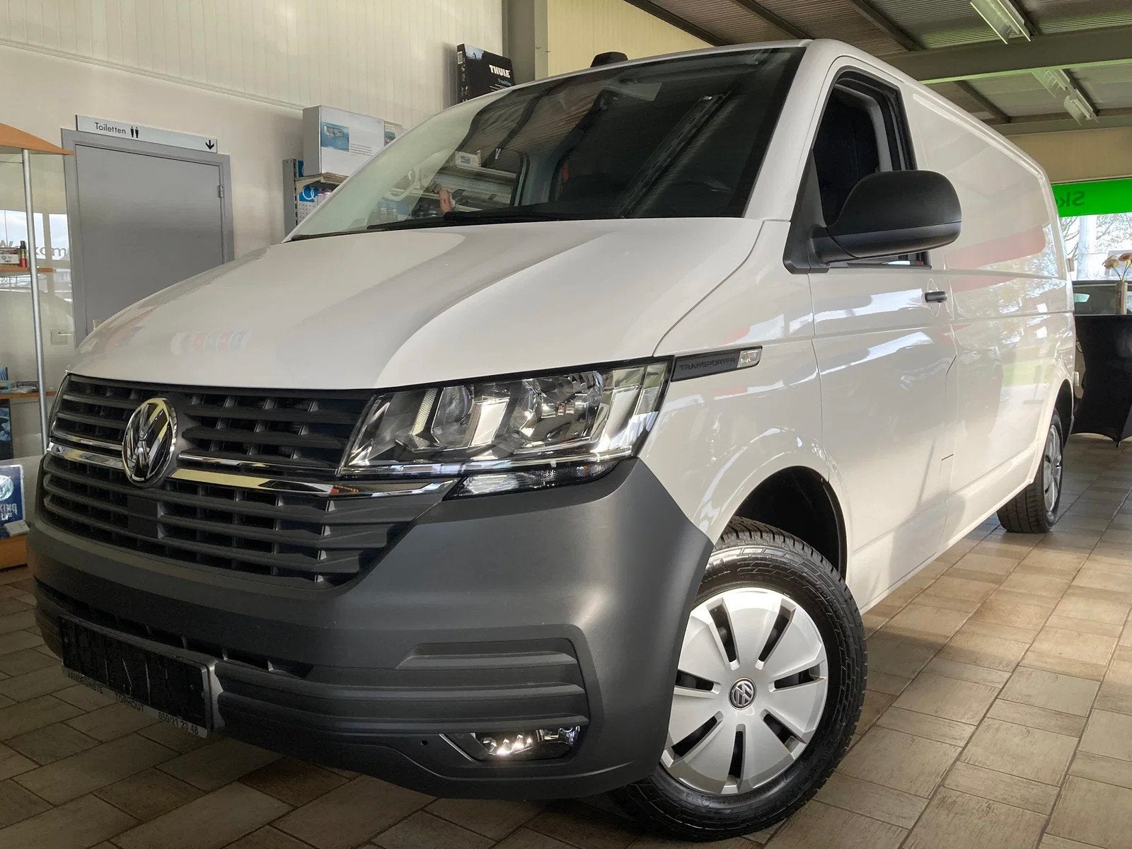 Volkswagen Transporter T6.1 Bestelwagen -Lang -GPS -Airco -A, Stof, Gebruikt, 4 cilinders, Volkswagen