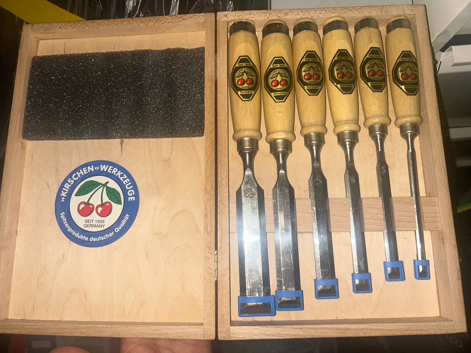 Coffret de ciseaux à bois, Enlèvement, Neuf