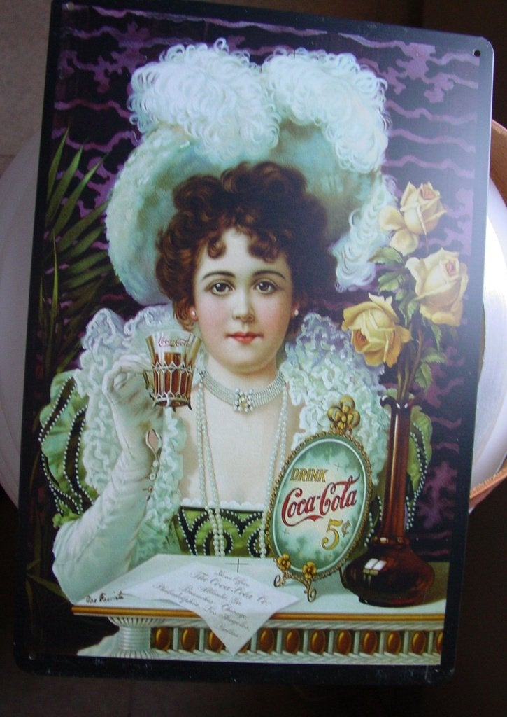 COCA-COLA REKLAME -METAAL-, Verzamelen, Ophalen of Verzenden