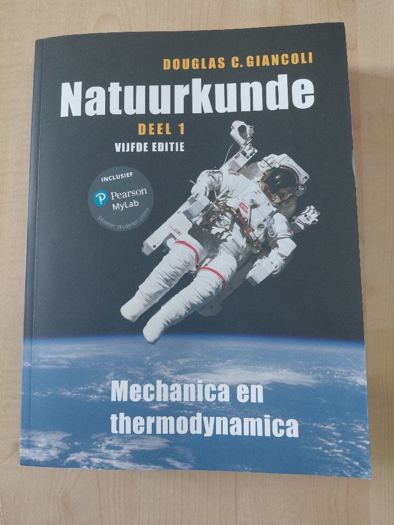 Handboek Fysica: mechanica - Ugent, Boeken, Ophalen, Natuurkunde, Zo goed als nieuw, Douglas C. Giancoli