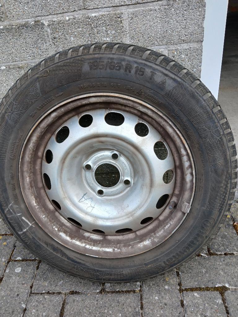 Winterbanden met velg, Autos : Pièces & Accessoires, Pneus & Jantes, 15 pouces, Pneus hiver, Véhicule de tourisme, Pneu(s)