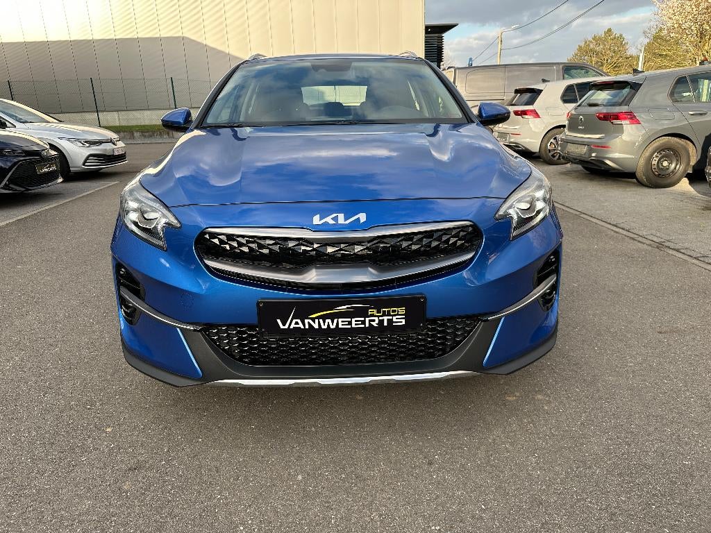 Kia Xceed,1.6 benzine + elektrisch, plug-in hybride, CARPLAY, Stof, Blauw, https://public.car-pass.be/vhr/76ea91dd-67aa-46f3-b79c-df5f5dda816a