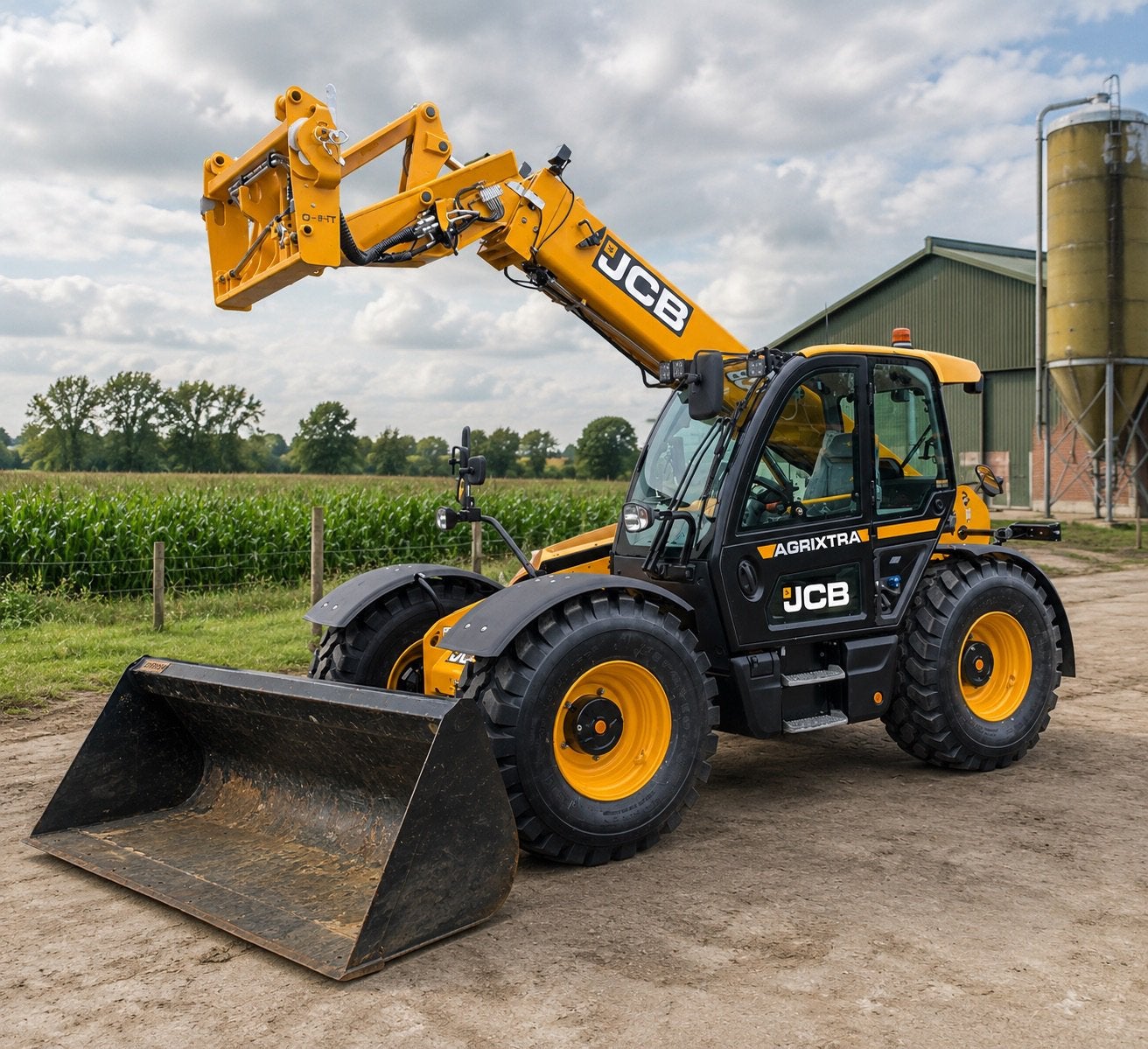 originele JCB laadbak / grondbak in zeer degelijke staat., Ophalen