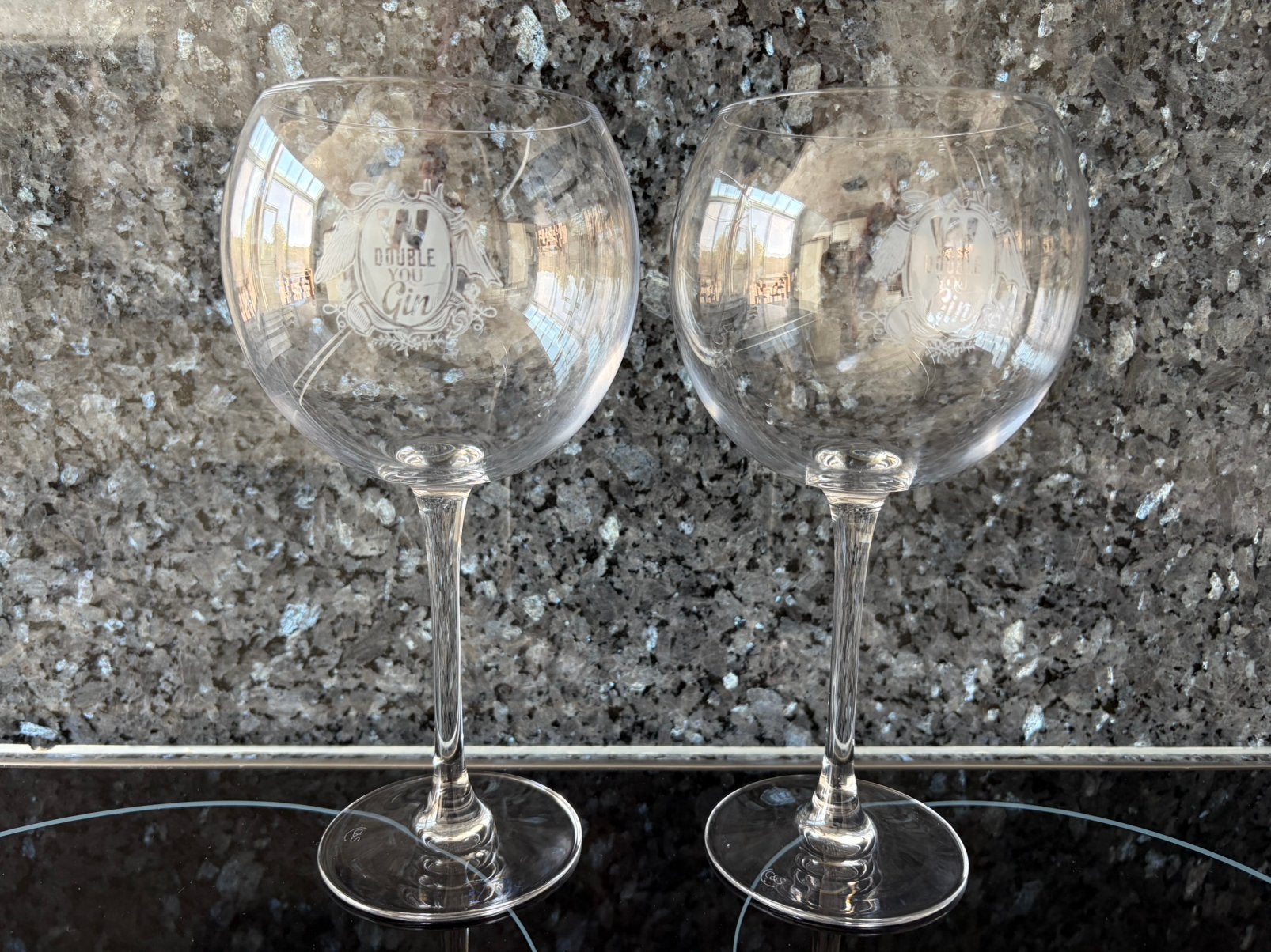 Gin glas Wilderen Double You 2 stuks, Ophalen, Zo goed als nieuw