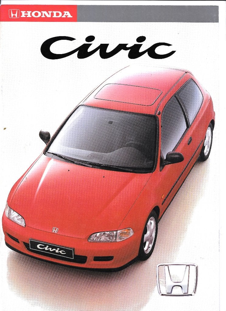 HONDA CIVIC  1993, Livres, Enlèvement ou Envoi, Comme neuf, Honda