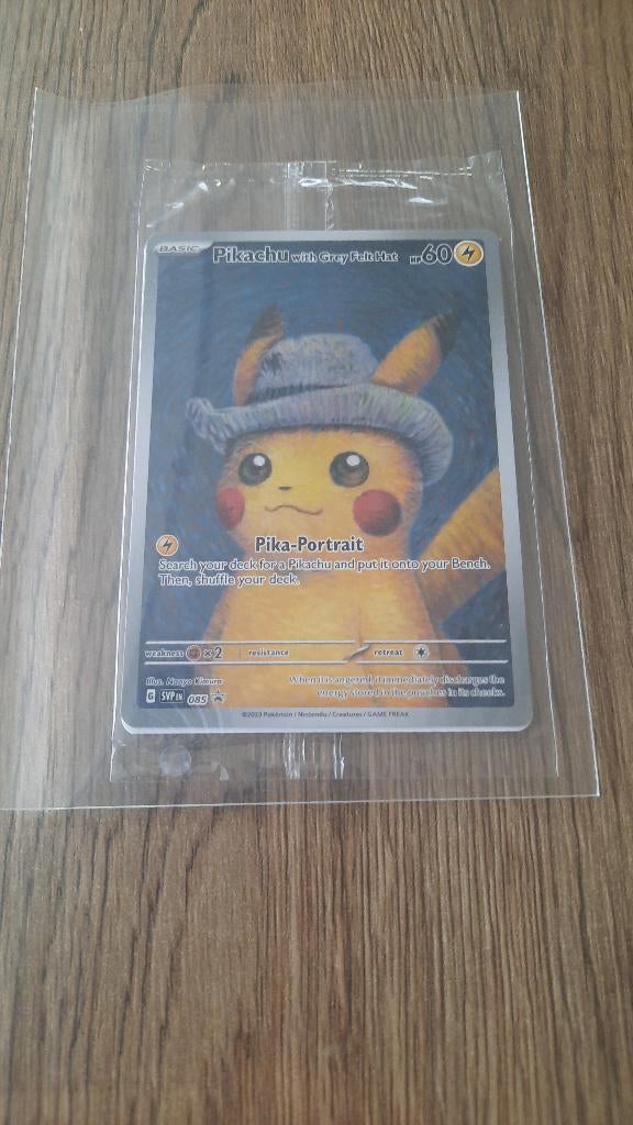 Pikachu van gogh, Enlèvement, Neuf, Cartes en vrac, Foil