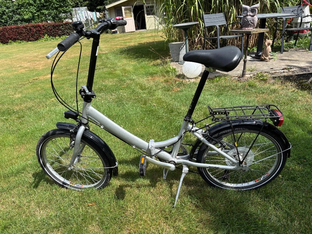 Mini plooifiets, 20 inch of meer, Velgrem, Versnellingen, Zo goed als nieuw