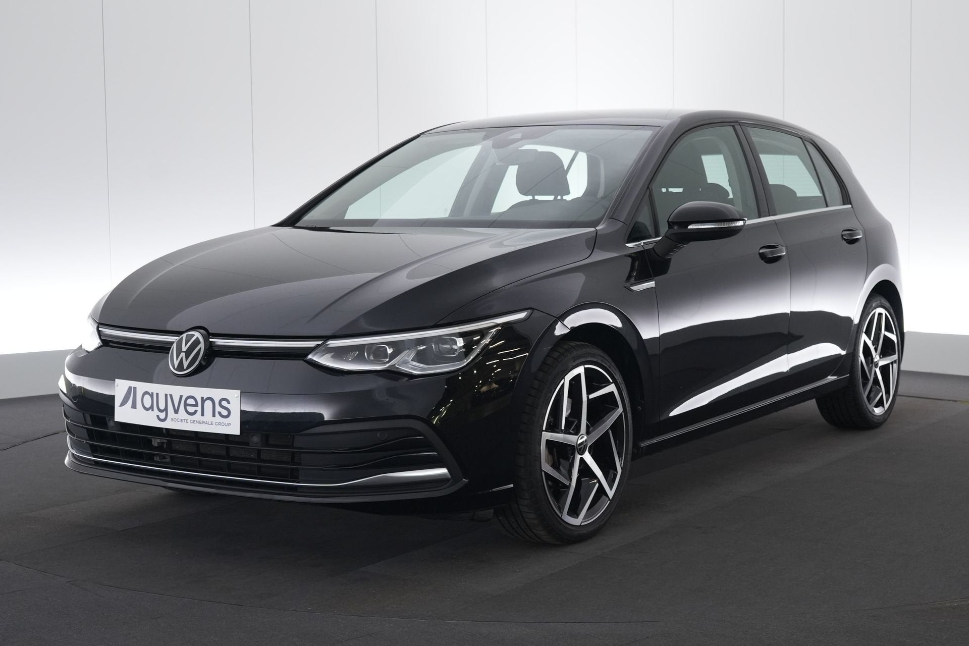 (2EWL198) VOLKSWAGEN GOLF VIII, Alcantara, Zwart, Bedrijf, 5 zetels
