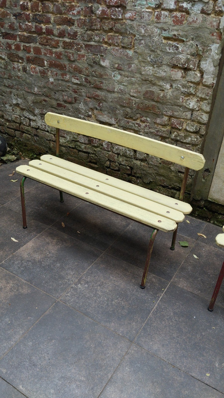 Banc de jardin vintage, Jardin & Terrasse, Enlèvement, Utilisé, Bois