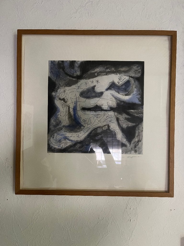 André MASSON — Surrealistische vrouwenfiguur — Aquatint, Ophalen