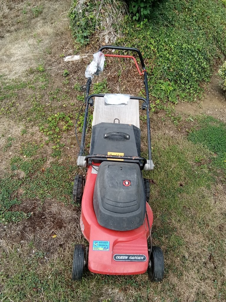 TONDEUSE ELECTRIQUE, Jardin & Terrasse, Tondeuses à gazon, 40 à 49 cm, Enlèvement, Utilisé, Bac de ramassage