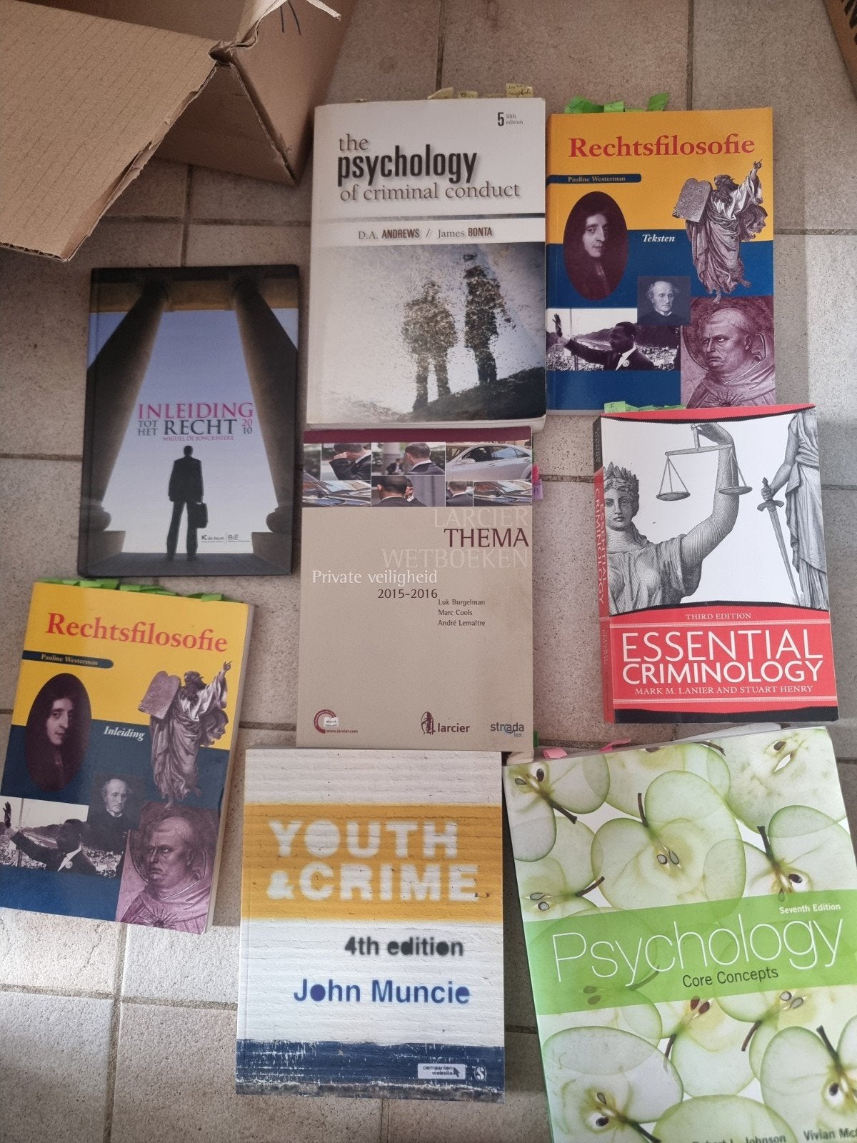 Lots de livre - Criminologie (VUB), Enlèvement
