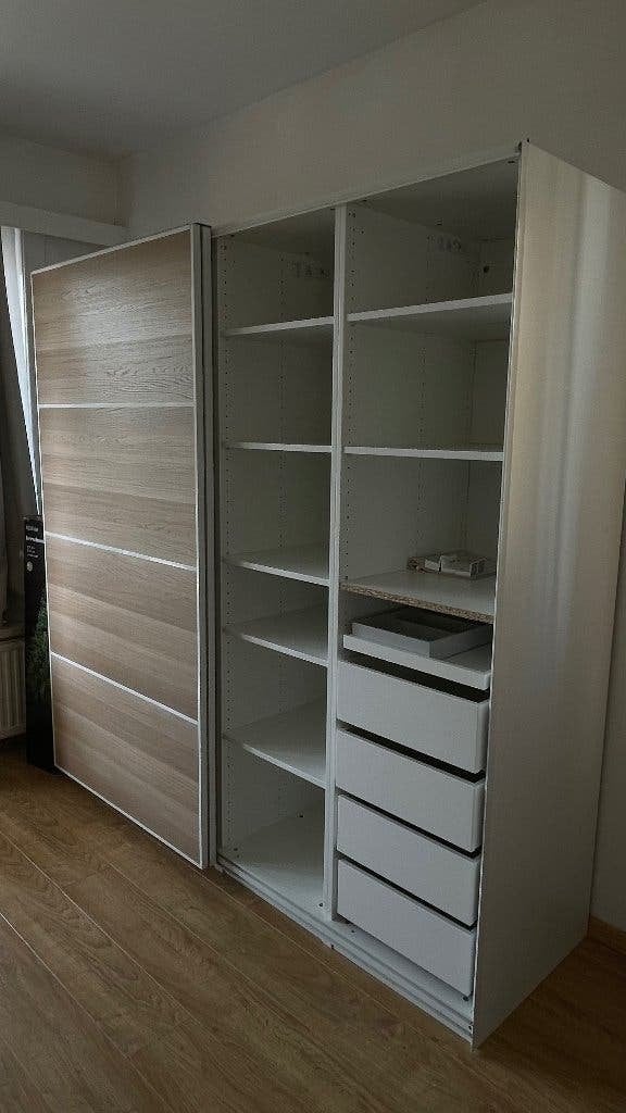 Kleerkast, Ophalen, Gebruikt, 150 tot 200 cm, Met lade(s)