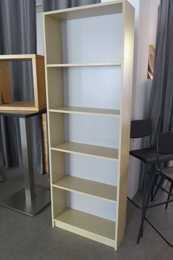 3 IKEA BILLY berkenkasten, Huis en Inrichting, Kasten | Boekenkasten, Ophalen, Gebruikt