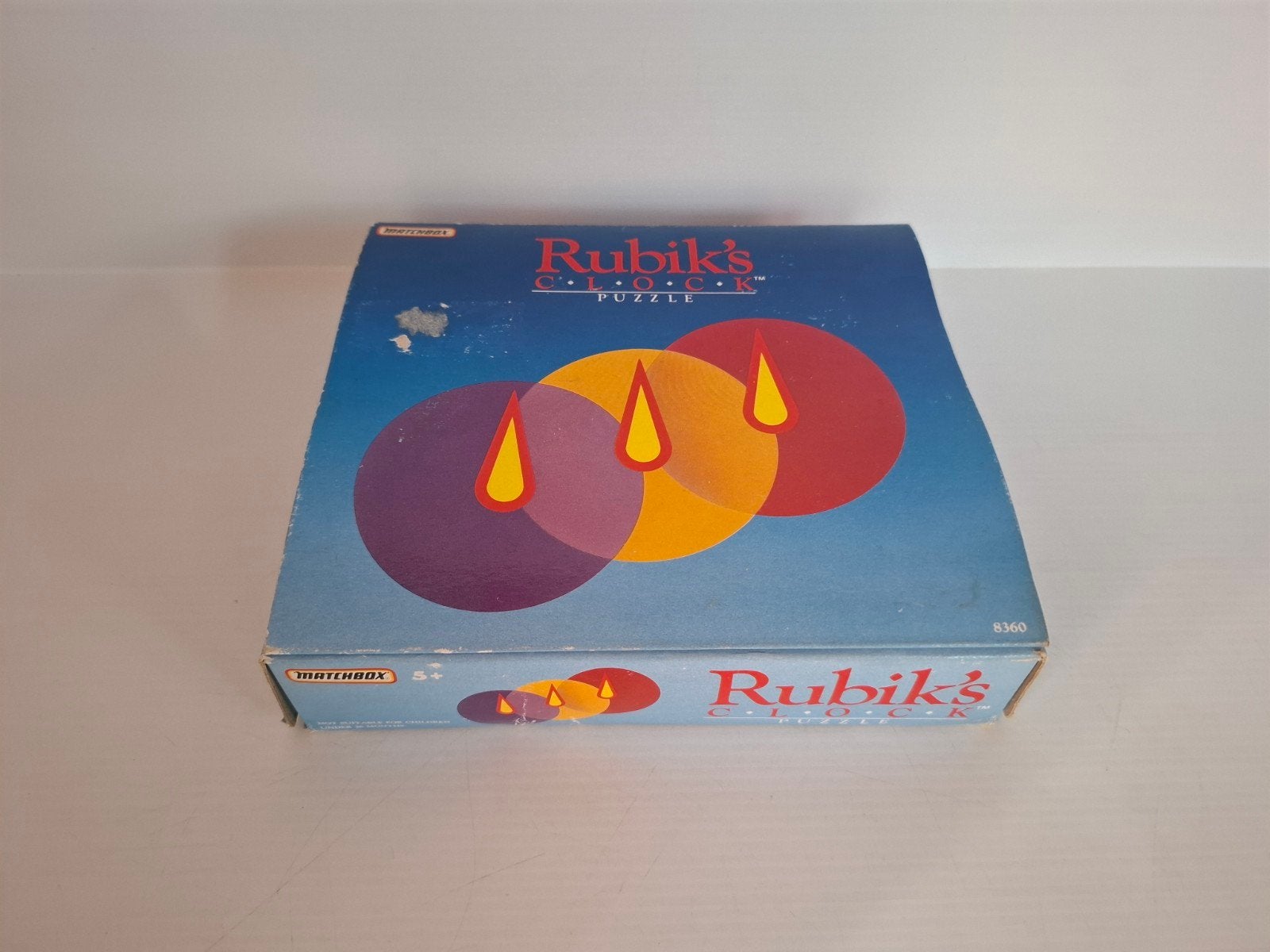 Vintage Matchbox set 8360 Rubik's Clock Puzzle in doos, Ophalen of Verzenden, Gebruikt, Rubik's of 3D-puzzel