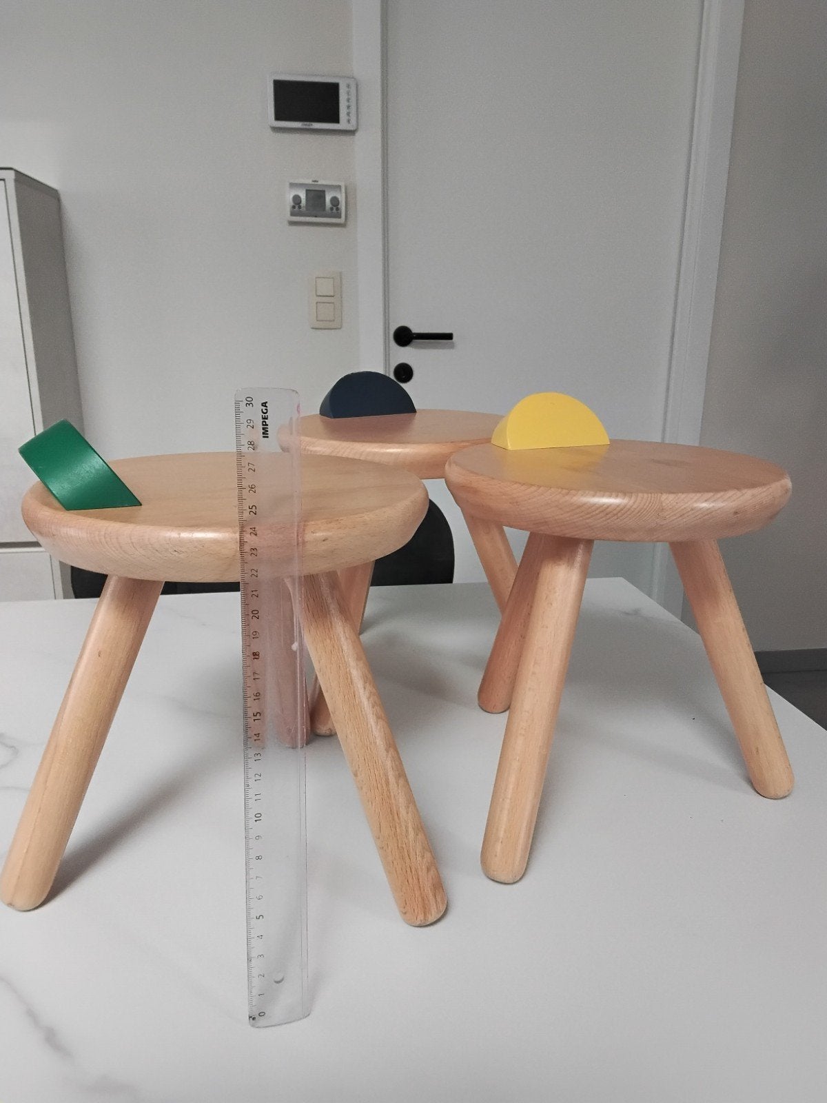 3 stoeltjes, Kinderen en Baby's, Kinderkamer | Overige Meubels, Ophalen, Gebruikt
