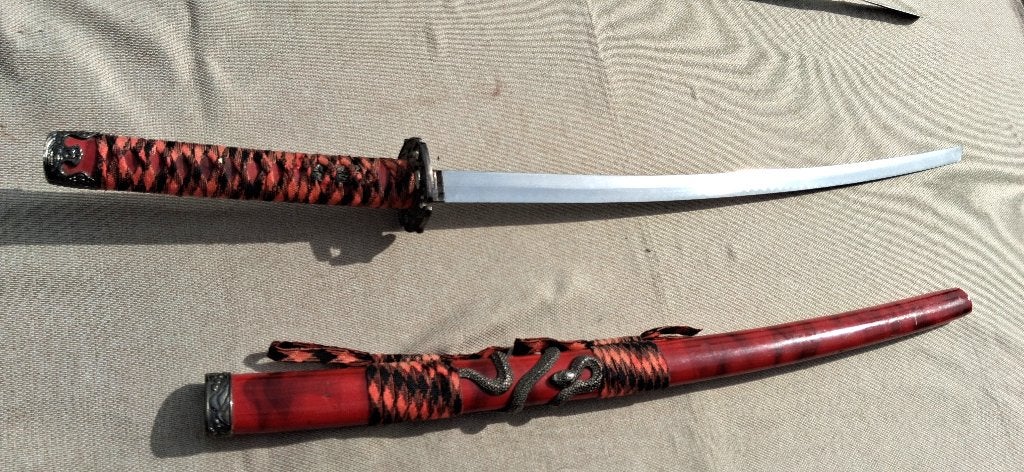 Sabre de samouraï ou katana, Collections, Enlèvement ou Envoi, Armée de terre, Épée ou sabre