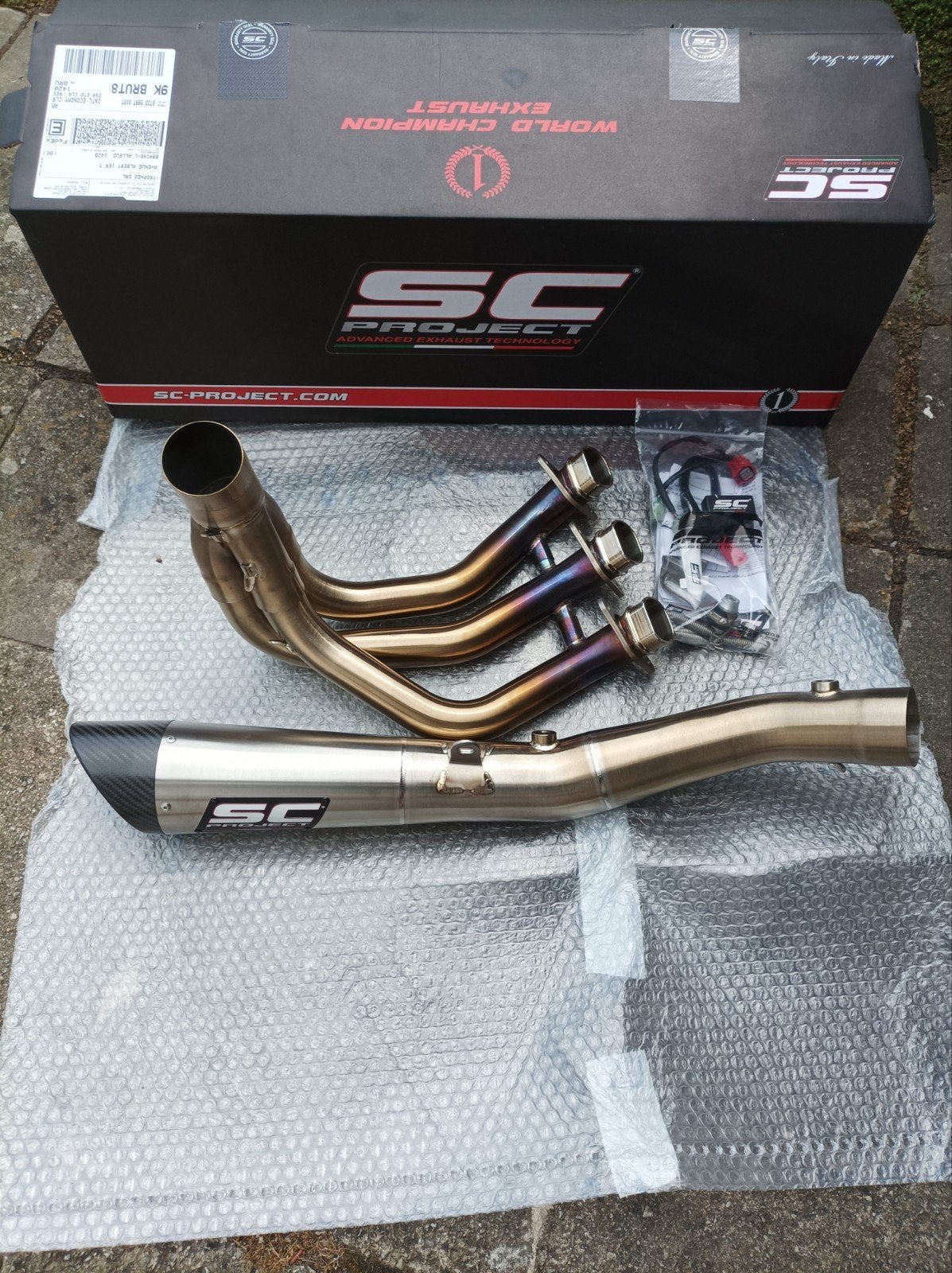 Échappement sc project S1 pour Triumph street triple 24-26, Motos, Particulier