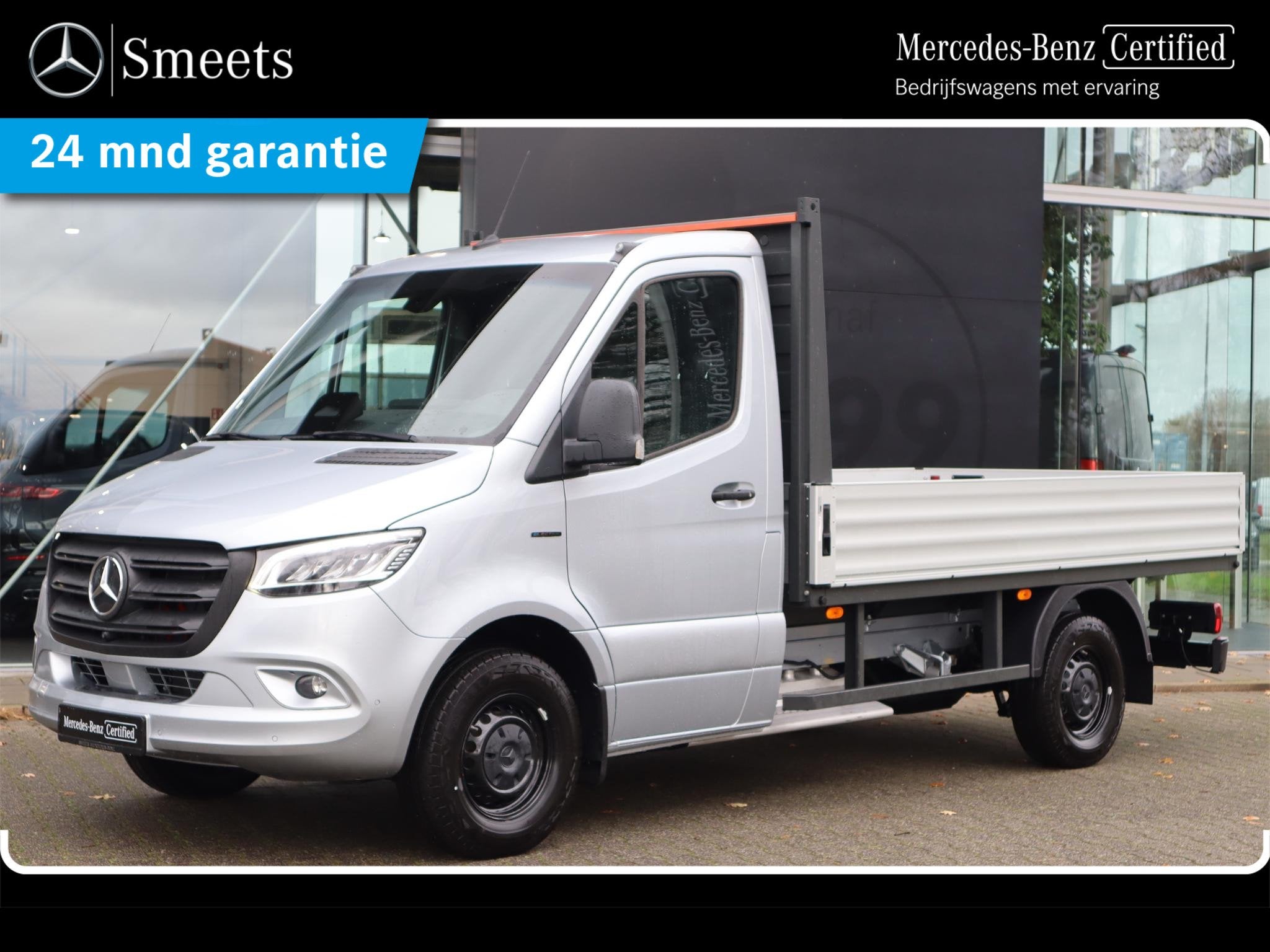 Mercedes-Benz eSprinter 320 L2 OPEN LAADBAK TREKHAAK, Autos, 81 kWh, Achat, Entreprise, Mercedes-Benz Certified