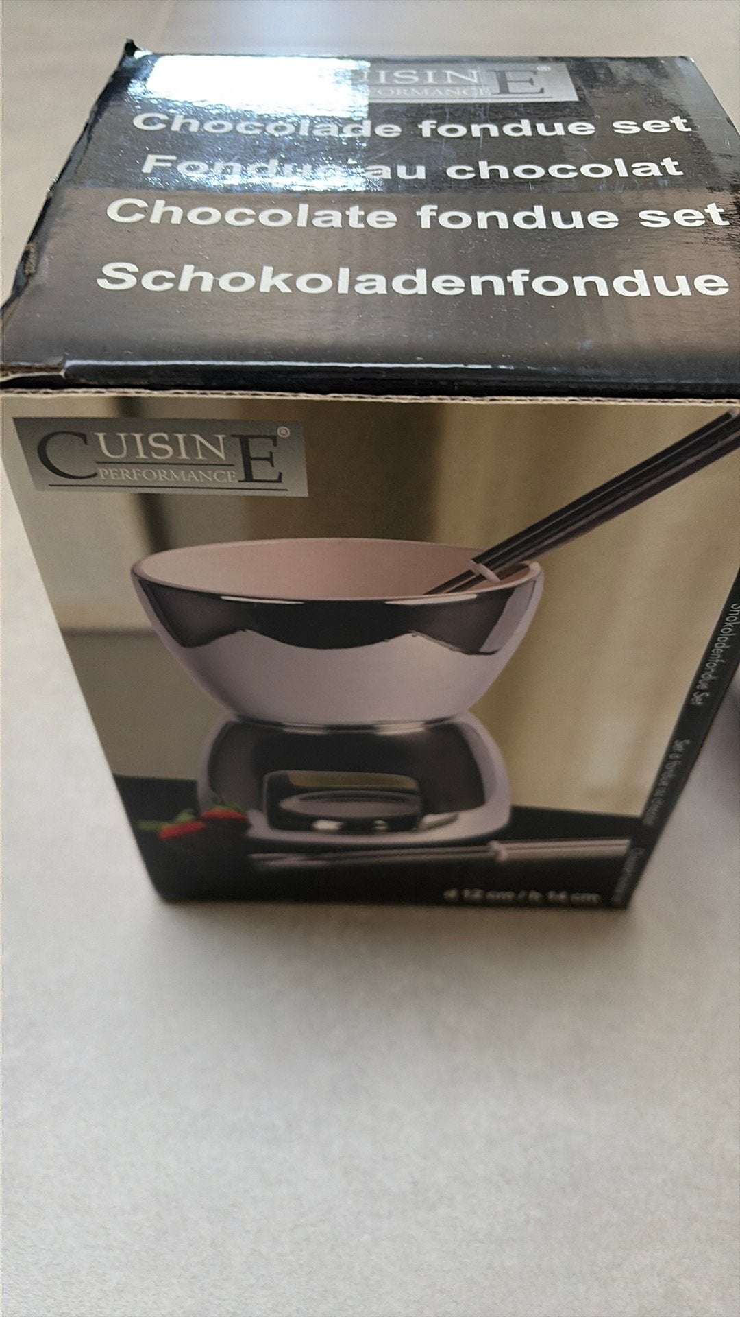 Nouveau set à fondue au chocolat, Electroménager, Enlèvement ou Envoi, Comme neuf, Service à fondue
