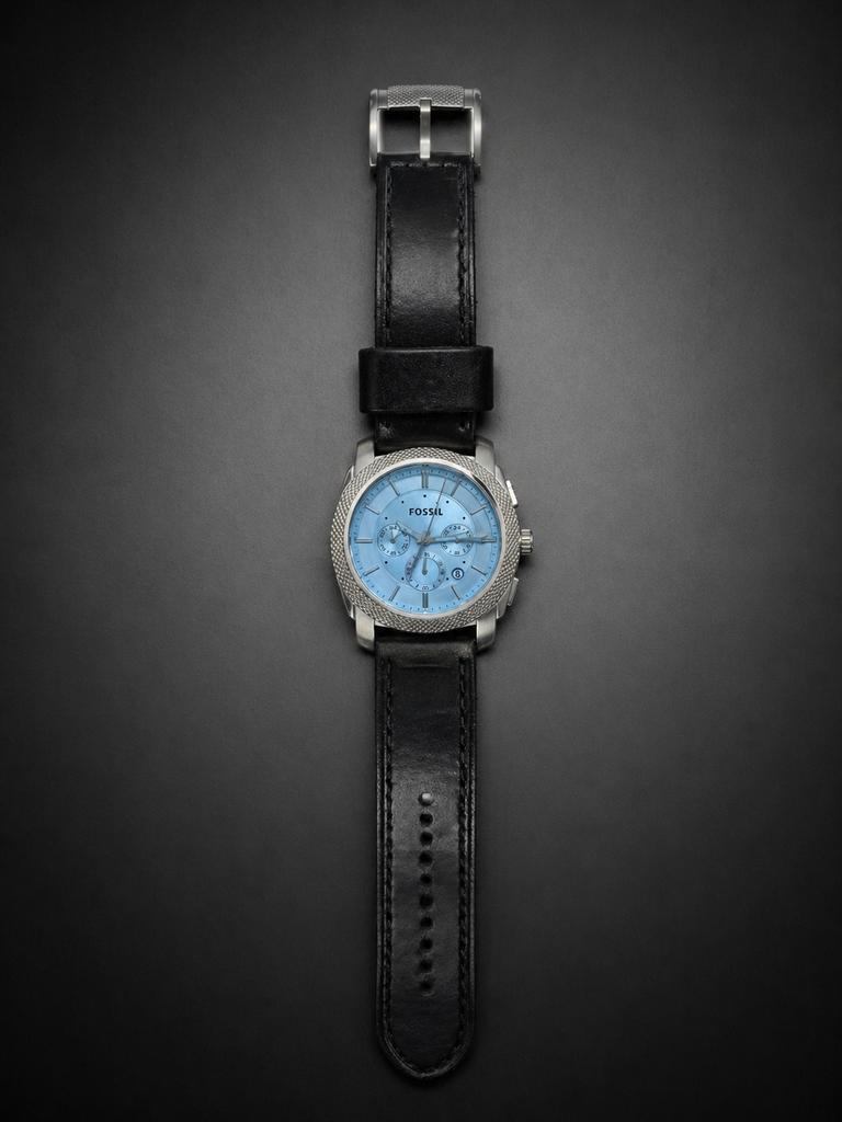 Fossil Machine (modèle FS5160) – Bracelet cuir noir, Bijoux, Sacs & Beauté, Montres | Femmes, Comme neuf, Fossil, Acier, Cuir