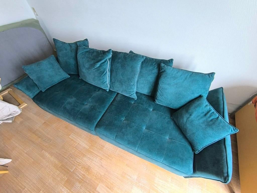 3-zitsbank, Ophalen, Driepersoons, 75 tot 100 cm, Zo goed als nieuw