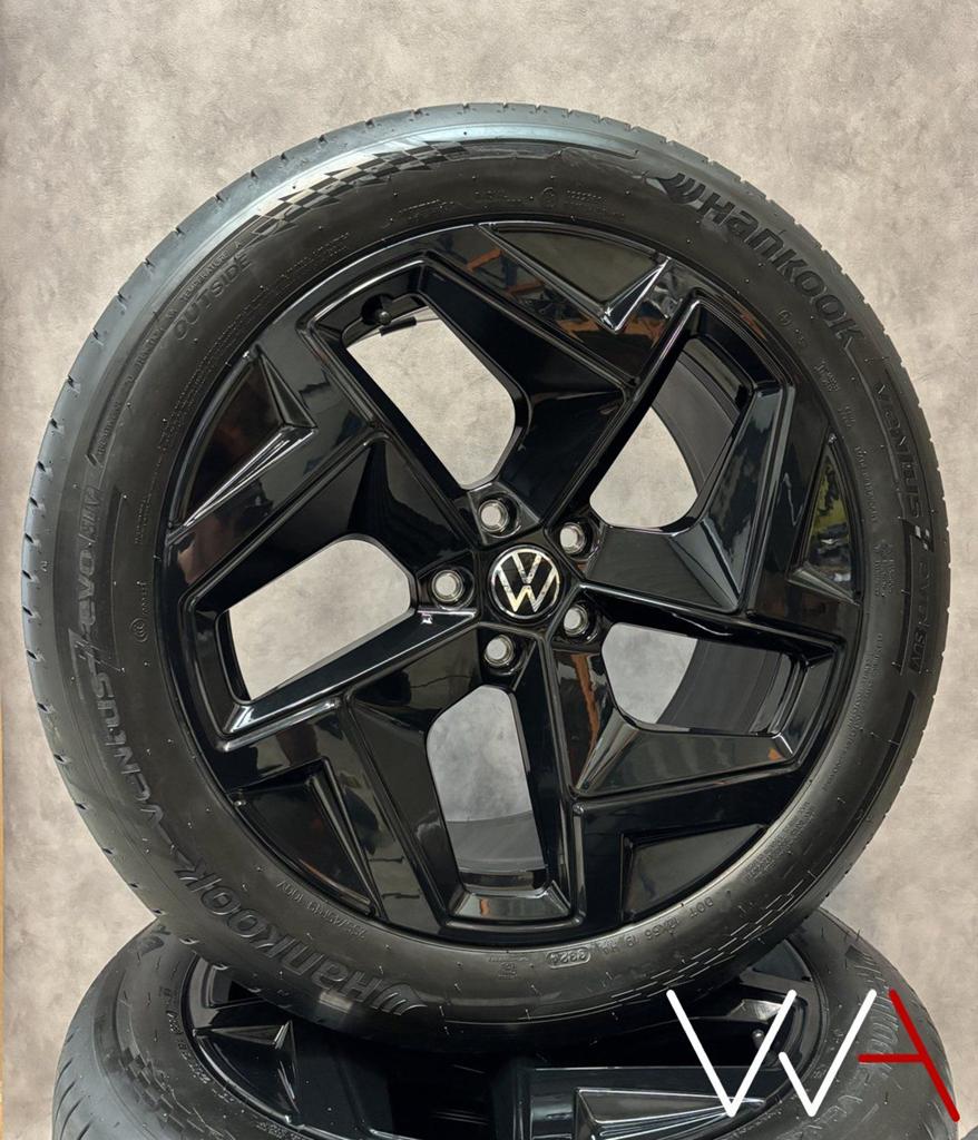 19” Volkswagen Tiguan Tayron Coventry BLACK NIEUW velgen BTW, Neuf, Pneus et Jantes, 255 mm, Véhicule de tourisme