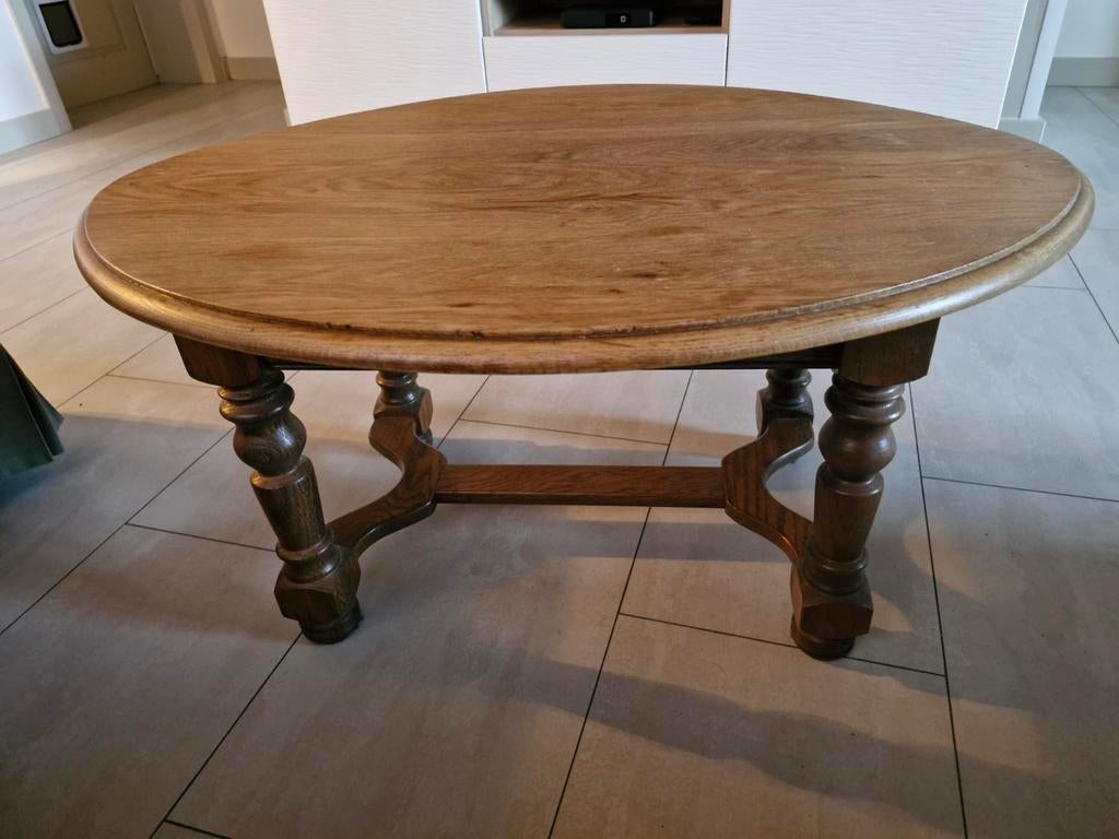 Table basse en chêne (massif), Enlèvement, Ovale
