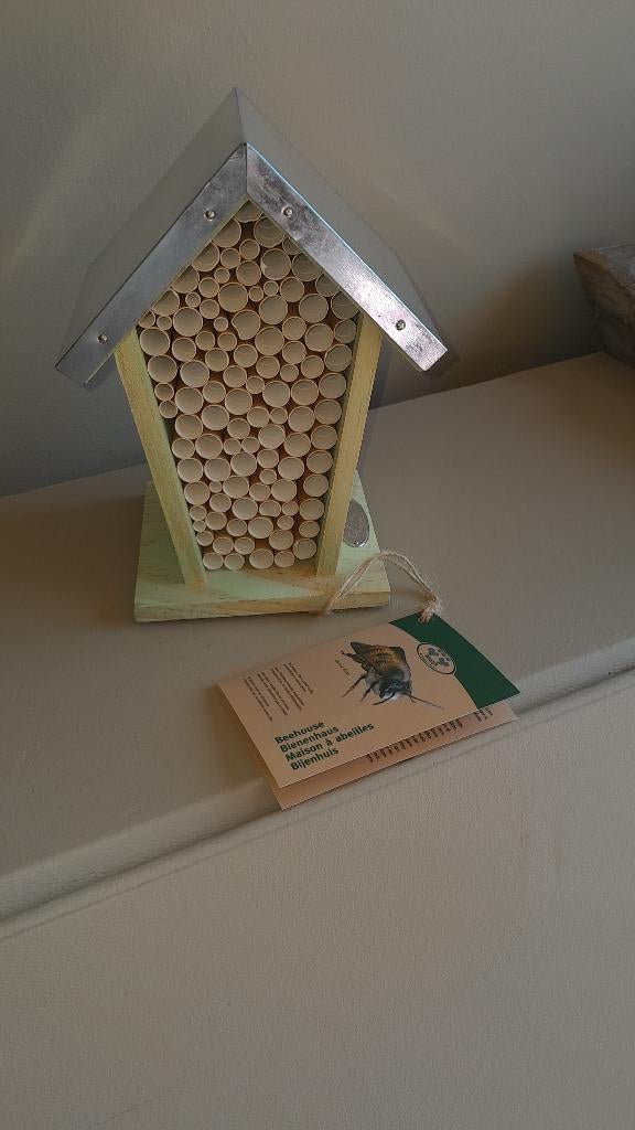 Bijenhuis Nieuw, Tuin en Terras, Vogelhuisjes en Vogelbaden, Ophalen of Verzenden, Nieuw