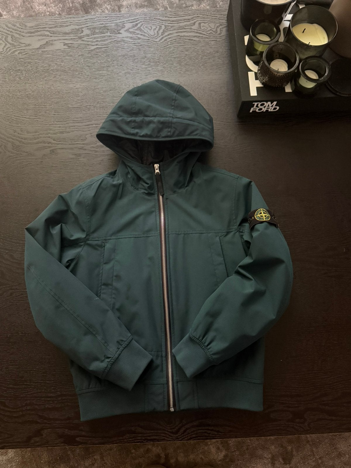 Originele winterjas van Stone Island, Enlèvement ou Envoi, Comme neuf, Garçon, Manteau