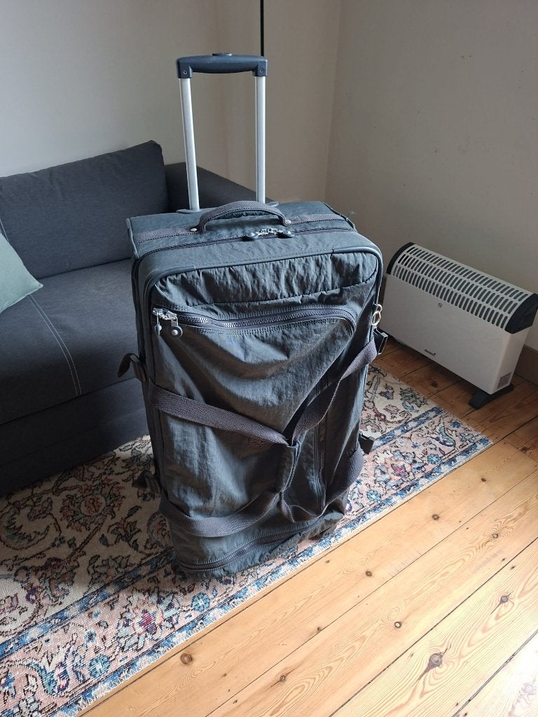 Kipling Koffer - donkerblauw, Ophalen, Gebruikt, 70 cm of meer, Slot
