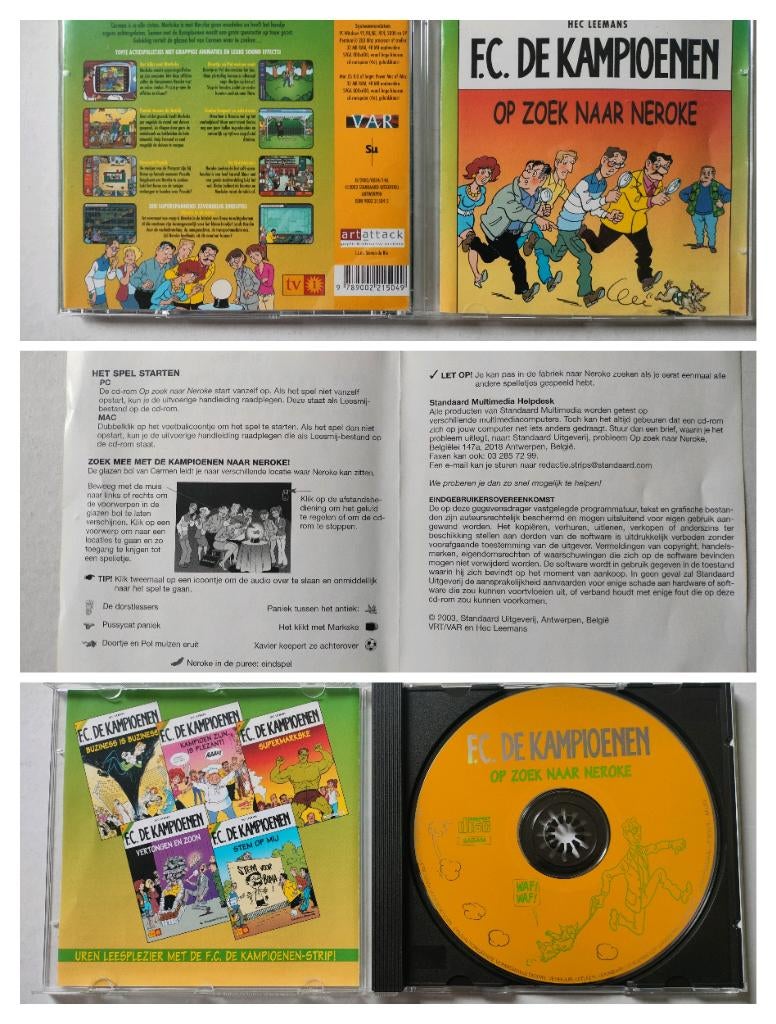 CD ROM unique « Looking for Nero » de FC The Champions 2003, Collections, Cinéma & Télévision, Comme neuf, TV, Enlèvement ou Envoi