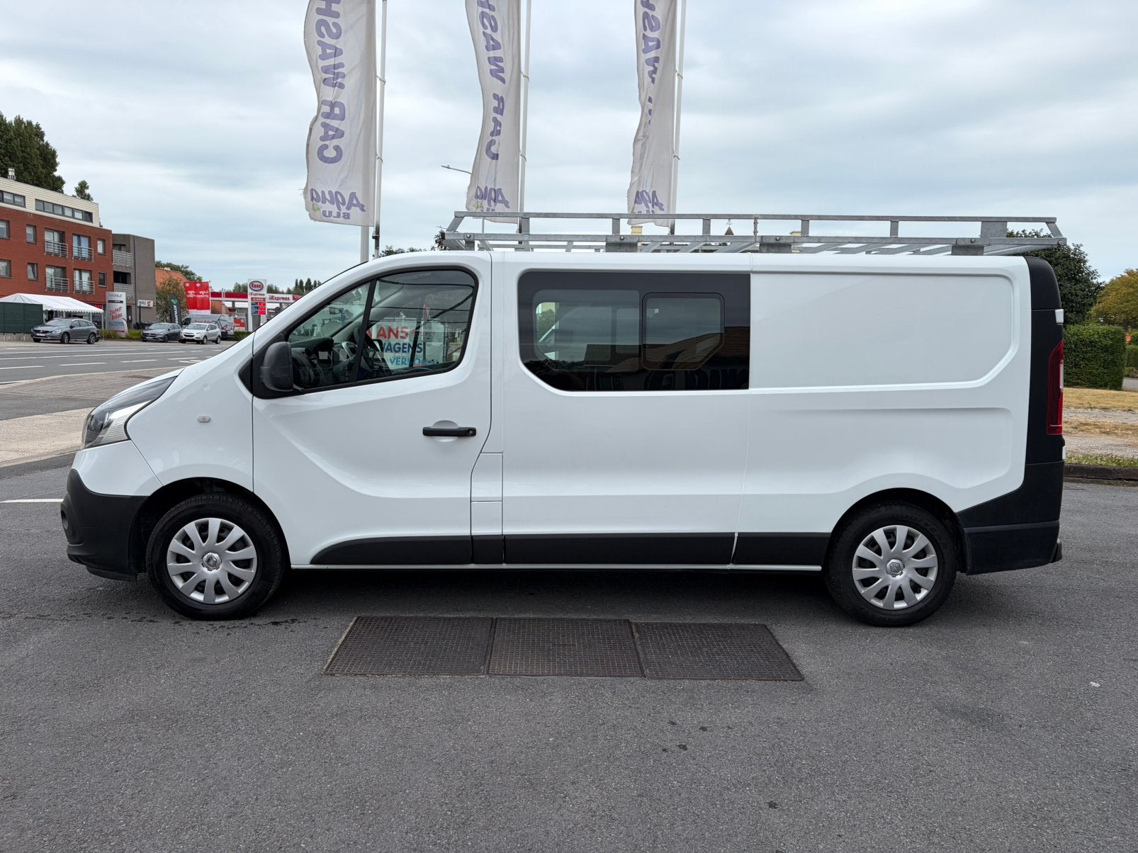 Renault Trafic DUBBELE CABINE*L2*1.6DCI*42000 km*1e eigenaar, Voorwielaandrijving, Stof, Euro 6, Wit