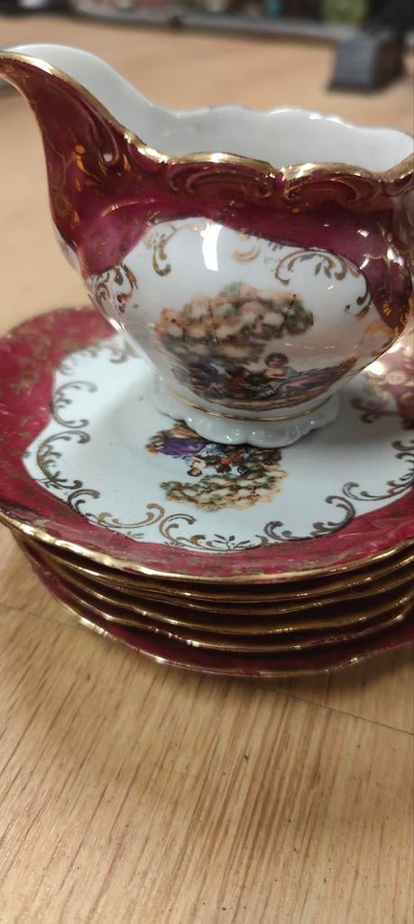 Service à café/thé en porcelaine italienne – ADP Italy – déc, Ophalen of Verzenden