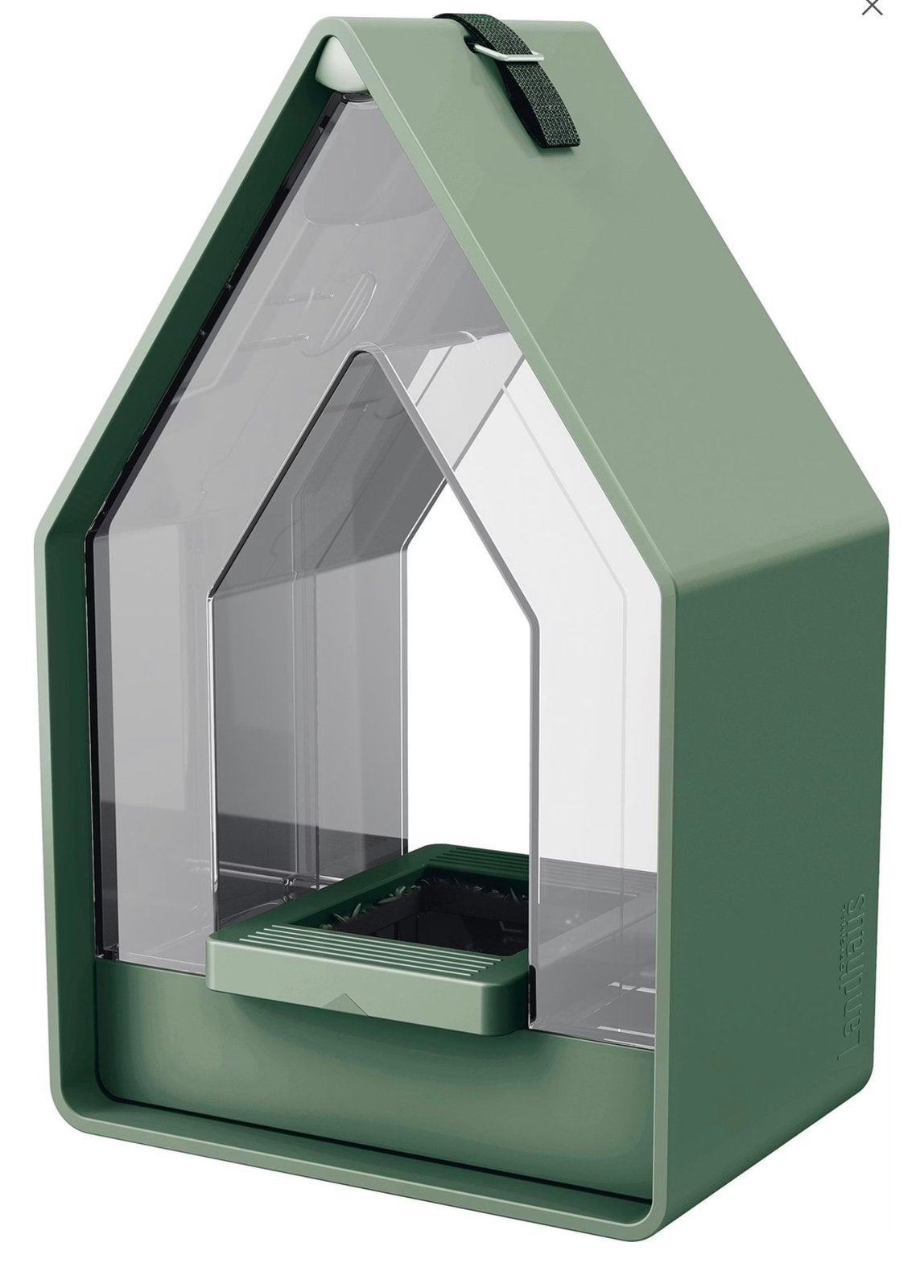Emsa Landhaus vogelvoedersilo groen, Ophalen, Zo goed als nieuw