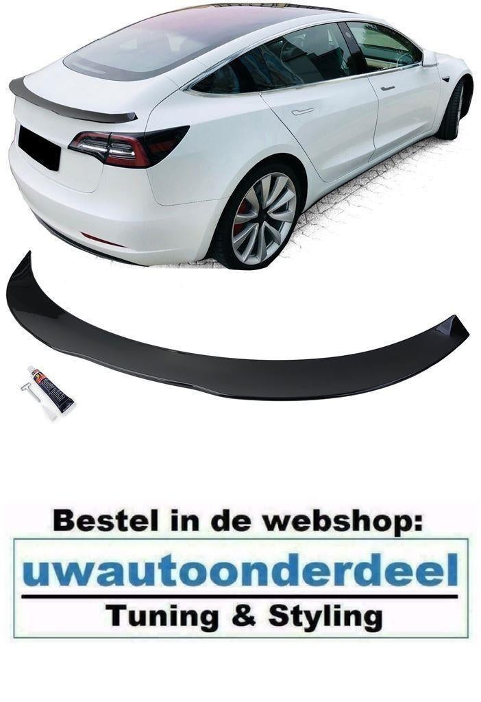 Achterklep Spoiler Hoogglans Zwart Voor Tesla Model 3, Verzenden