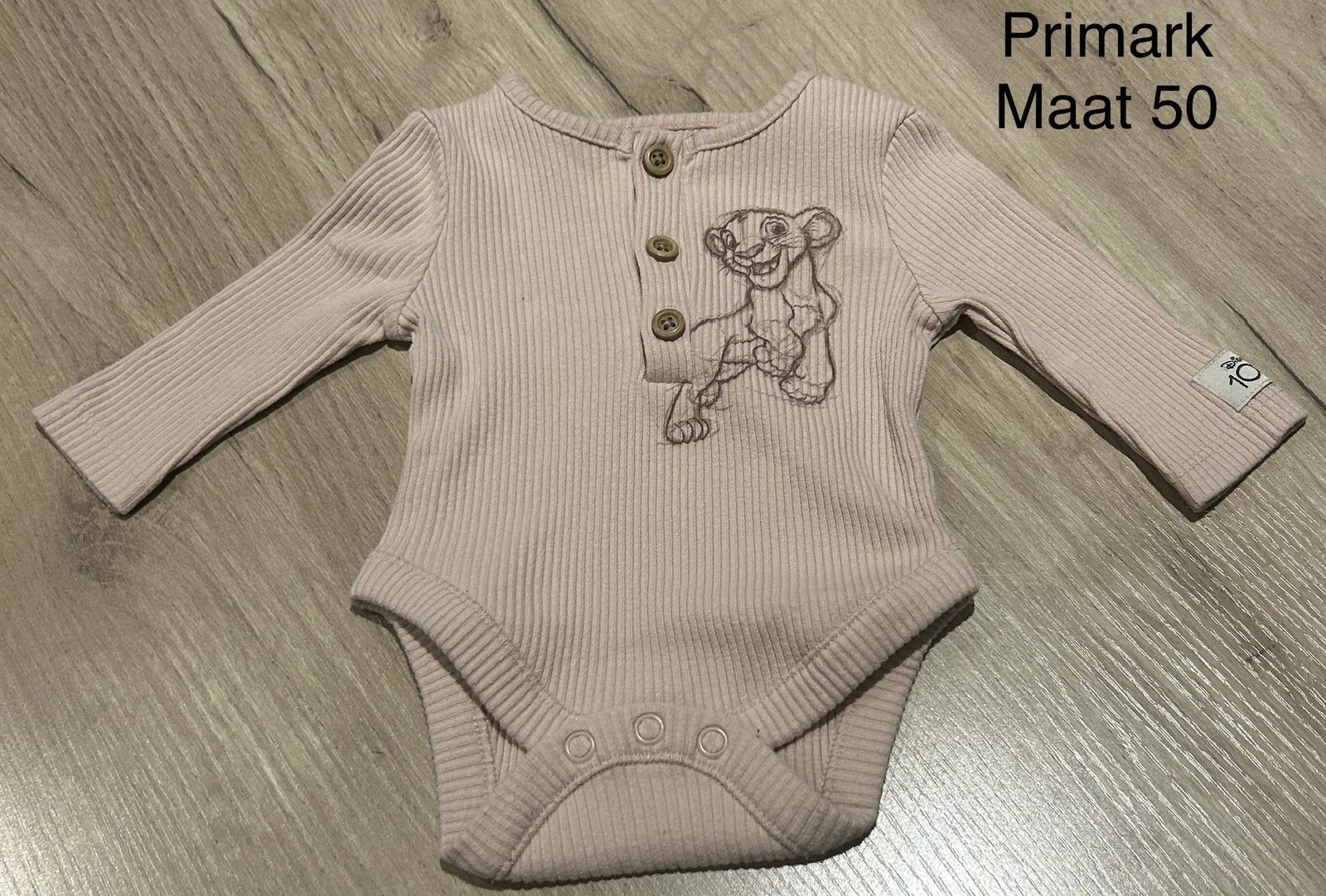 Romper Lion King (Primark, maat 50), Enlèvement ou Envoi, Comme neuf
