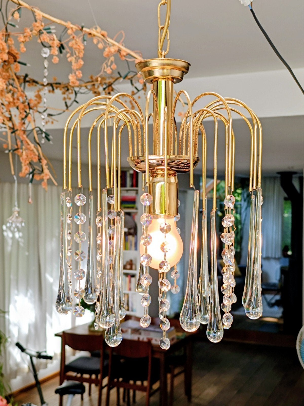 lustre en forme de larme, Maison & Meubles, Enlèvement ou Envoi