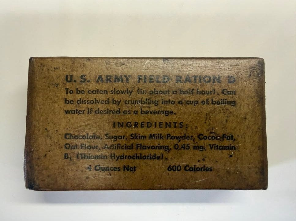 Original U.S. WW2 Army Unopened Ration D, Enlèvement ou Envoi