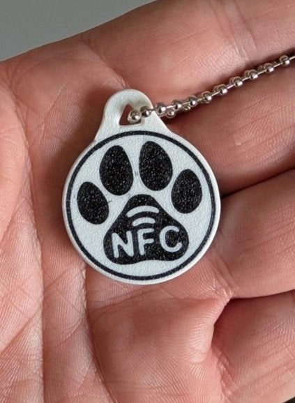 NFC dog tag *nieuw*, Dieren en Toebehoren, Ophalen of Verzenden, Nieuw, Halsband
