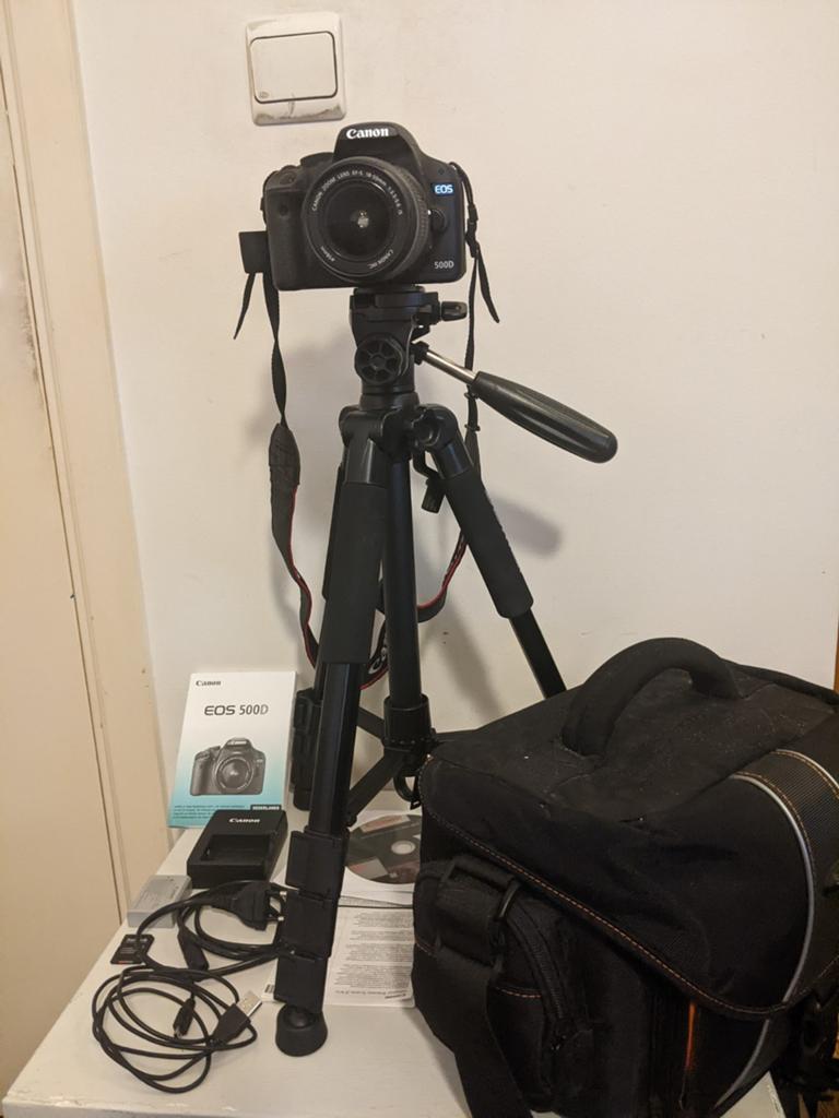 Canon EOS 500D DSLR Camera Met Extra's!!!, TV, Hi-fi & Vidéo, Enlèvement ou Envoi, Comme neuf