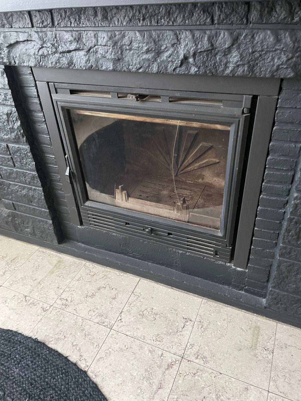 Inbouwhaard hout, Huis en Inrichting, Ophalen, Gebruikt, Inbouwhaard