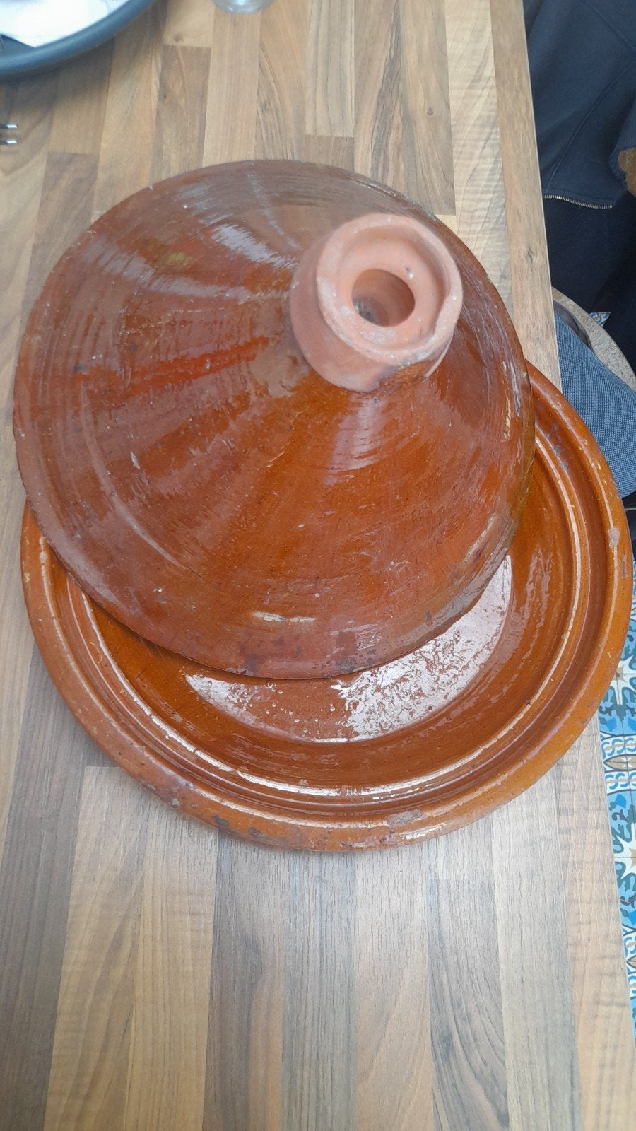 plat à tajines, Enlèvement, Comme neuf, Poterie