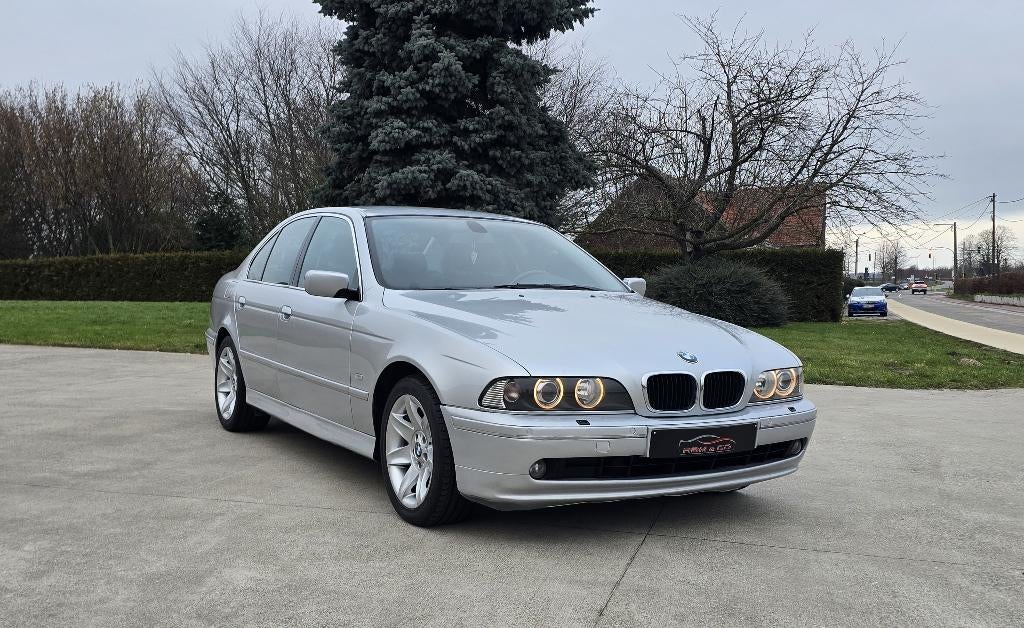 BMW 530i e39 Auto. ** Airco - 2e prop depuis 2004 ** GAR 12M, Cuir, Argent ou Gris, Entreprise, Garantie prolongée