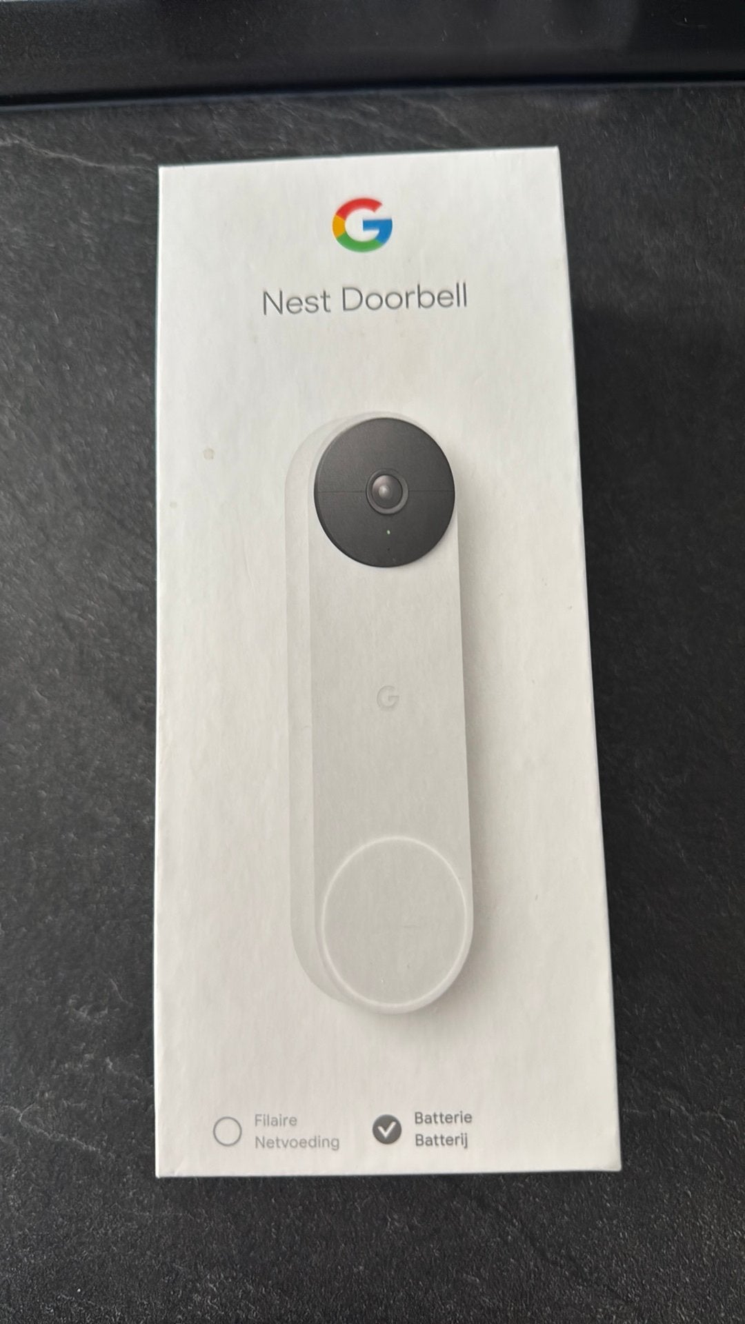 Google Nest deurbel, Maison & Meubles, Sonnettes, Comme neuf, Filaire, Capteur de détection de mouvement, Compatible avec les smartphones